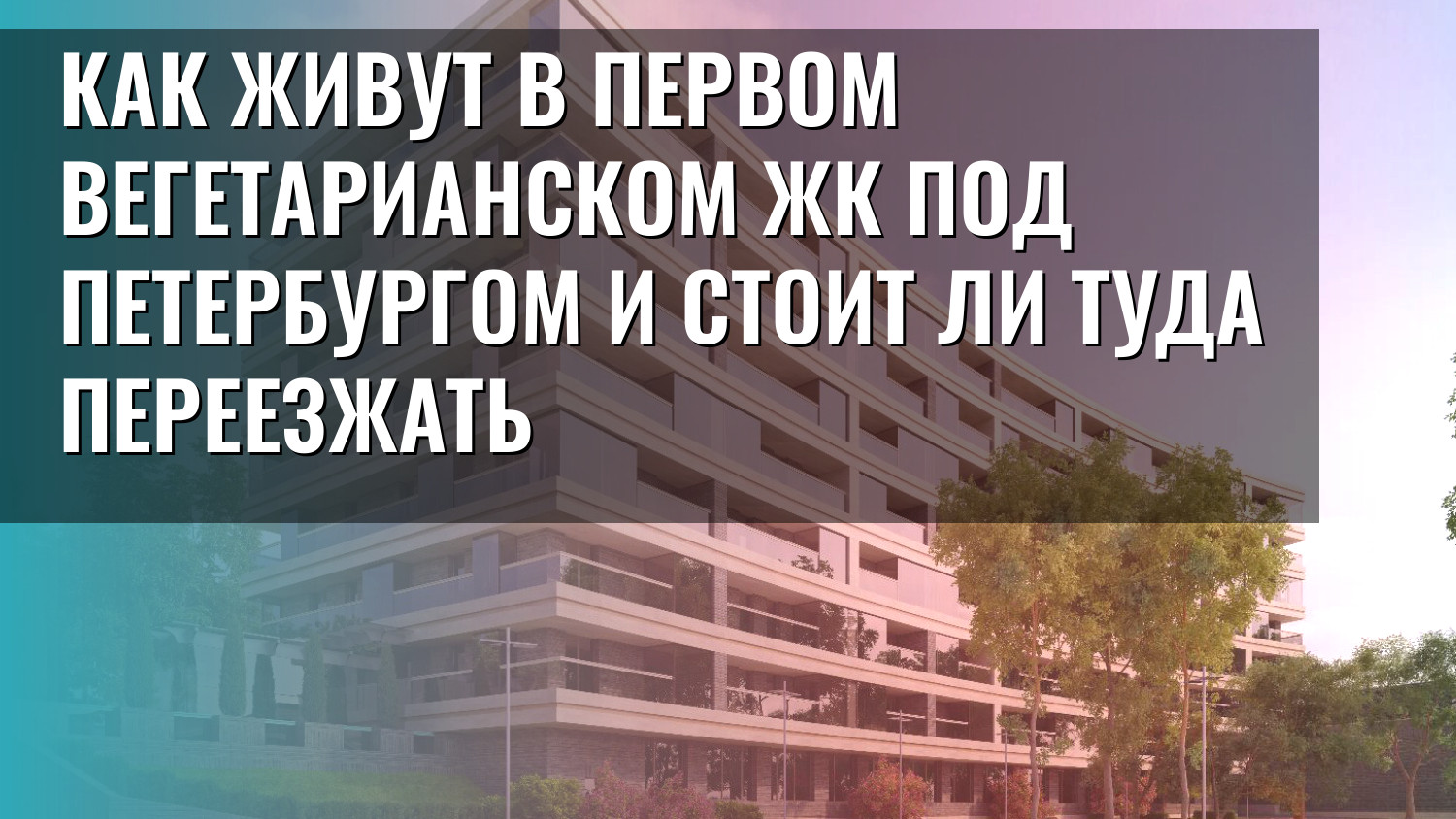 Как живут в первом вегетарианском ЖК под Петербургом и стоит ли туда переезжать