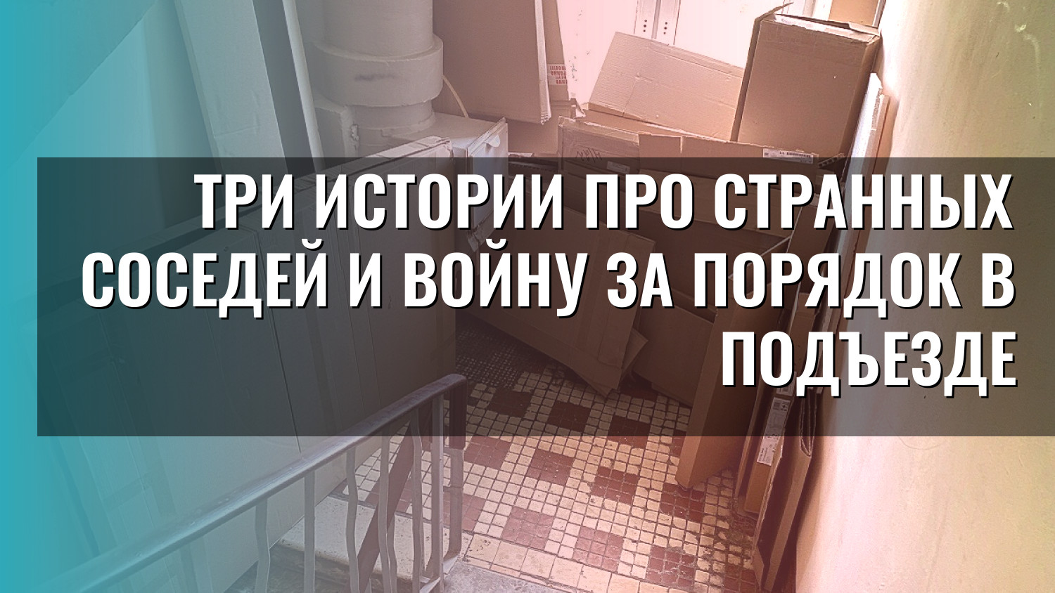 Три истории про странных соседей и войну за порядок в подъезде
