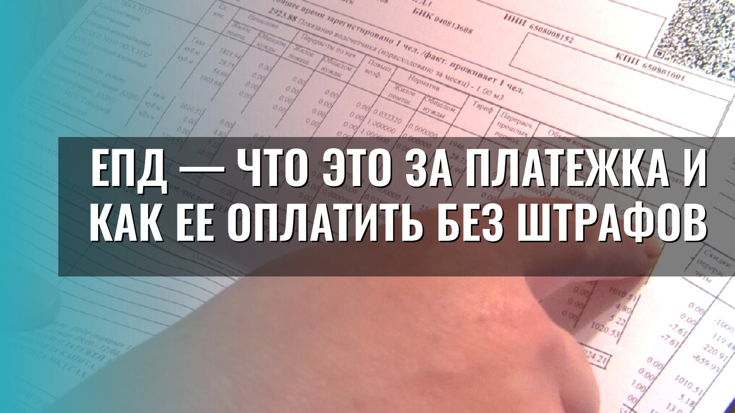 ЕПД — что это за платежка и как ее оплатить без штрафов