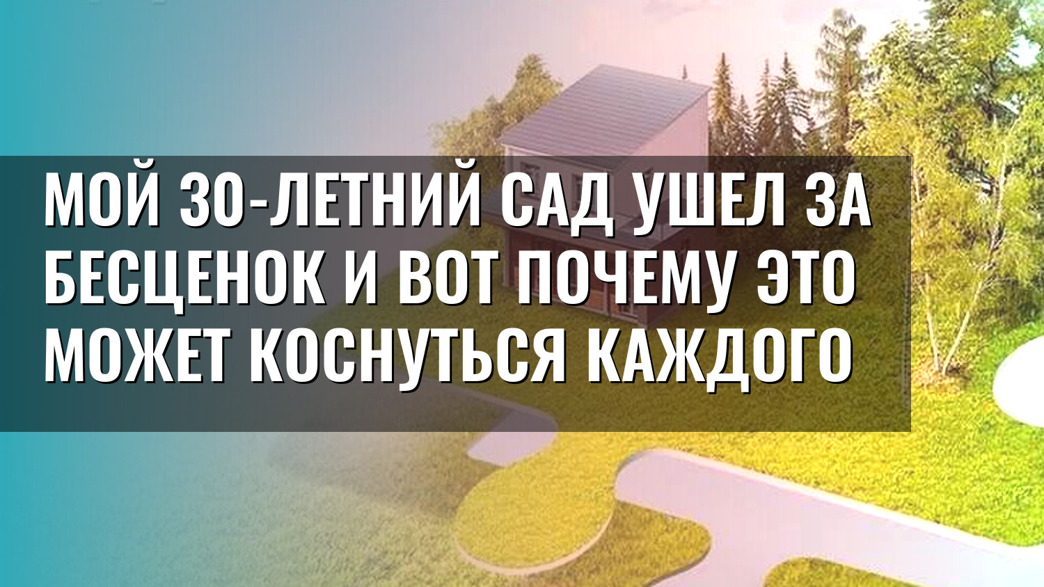 Мой 30-летний сад ушел за бесценок и вот почему это может коснуться каждого