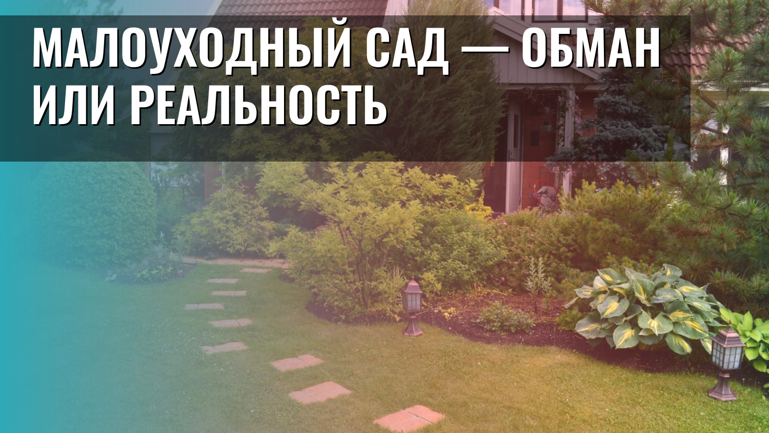 Малоуходный сад — обман или реальность